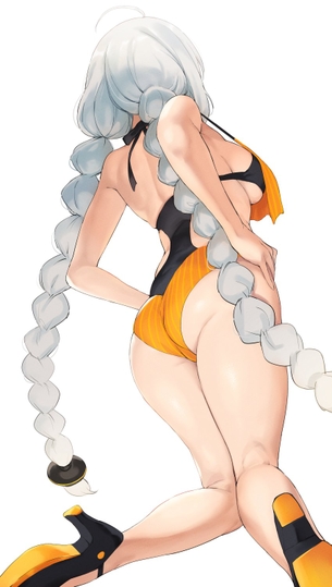 【2次】下から覗いてるローアングル視点のエロ画像その21