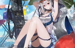 『アークナイツ』女の子たちのエロいムチムチおっぱいや太ももの水着姿のエロ新衣装！