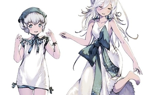 『ニーアレプリカント ver.1.22474487139...』幼少期ヨナのえっち太ももを露出してるエロ衣装