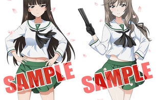 『ガールズ＆パンツァー 戦車道大作戦』家元の西住しほと島田千代が制服のふしだらな格好