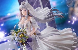 『アズールレーン』エンタープライズのおっぱいムチムチウェディングドレス姿のエロフィギュア