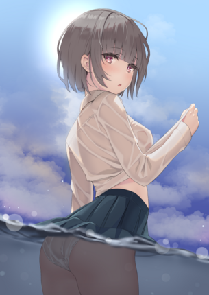 【二次】水辺にいる女の子って尊いよね【非微エロ】