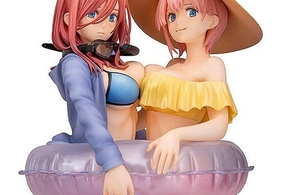 『五等分の花嫁』中野一花と中野三玖のエロ水着姿でおっぱいを押し付け合うエロフィギュア