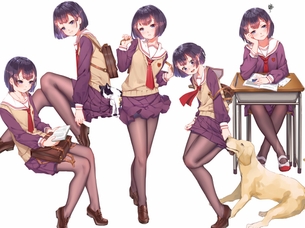 【2次】学校の制服を着た女の子の二次画像その5【非エロ】