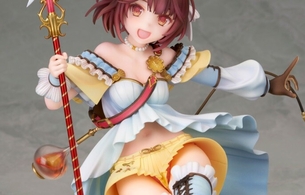 『ソフィーのアトリエ』ソフィーのえっちなキュロットの隙間から見えちゃいそうなエロフィギュア
