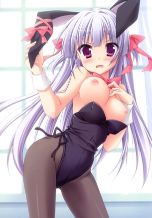 バニーガールの萌えイラスト
