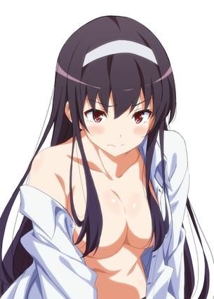 【2次】お乳の 谷間 が見えちゃってる女の子の二次エロ画像 その4【谷間】