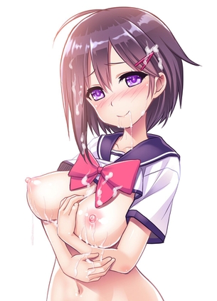 【二次・ZIP】美少女をザーメンで白く染め上げるぶっかけエロ画像