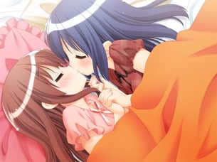 百合・レズの二次フェチ画像。