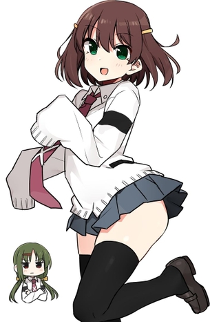 【二次・ZIP】むき出しの太ももにかぶりつきたいニーソ美少女の虹画像