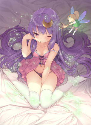 【2次】紫色の髪をした女の子の二次エロ画像 その13【紫髪】
