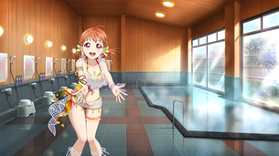【画像】『ラブライブ！』新UR水着千歌ちゃんの背景を変えると更にエロいwwwwww