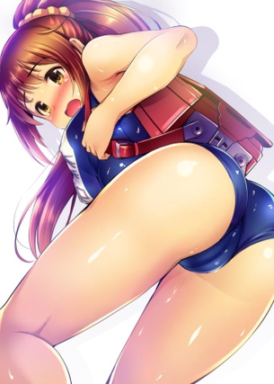 スク水を着てる女の子のHな二次エロ画像 その2