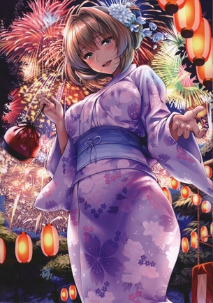 【リア充】デートで花火大会に行きました・・・みたいな二次画像