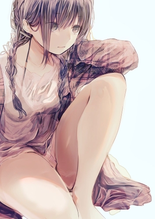 【二次】片膝上げ・立て膝の女の子画像スレ その13