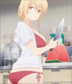 【すのはら荘の管理人さん】 第5話『西瓜 せんせー 酔っぱらい』キャプチャー
