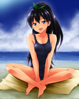 スク水を着てる女の子のHな二次エロ画像 その7