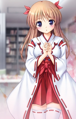 巫女のエロ画像フォルダを解放していく