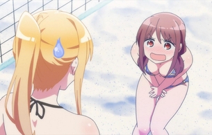 アニメ『はるかなレシーブ』4話で女の子の陰毛を剃ってツルツルにする話！エロい下着姿も
