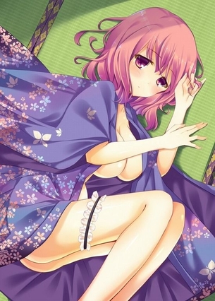 和服を着た女の子のエッチな2次エロ画像 その8