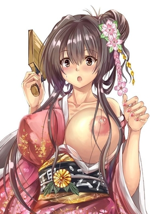 和服を着た女の子のエッチな2次エロ画像 その5