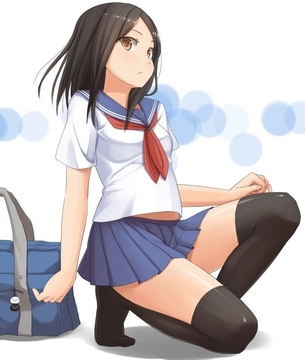 ニーソックス履いた女の子の二次エロ画像 その6