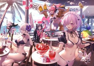 【FGO】女サーヴァントたちの水着画像貼っていこうぜ！！