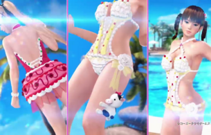 『デッドオアアライブエクストリーム3 スカーレット』水着が破れてエロいことになる新水着！