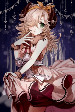 【2次】前髪で片目が隠れちゃってる女の子の可愛い 二次エロ画像  その21【片目隠れ】