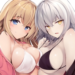 ジャンヌ・ダルク＋ジャンヌ・オルタ （Fate）のエロ画像まとめ。