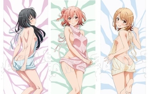 『俺ガイル』女の子たちがエロい例のセーターや裸ワイシャツのエロイラストの抱きまくら！
