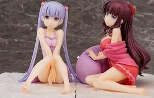 『NEW GAME!』涼風青葉と滝本ひふみのエロいランジェリー姿のエロいフィギュア！