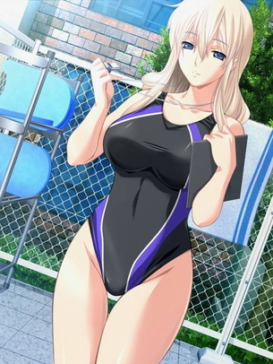 競泳水着のエロ画像なんです！