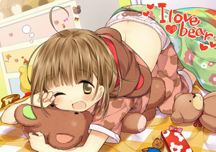 2次元 ぬいぐるみにそこを替われ！と、言いたくなってしまう女の子とぬいぐるみエロ画像まとめ 30枚