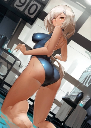 【締まり良さそう】競泳水着とお尻の二次エロ画像
