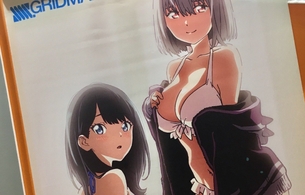 『SSSS.GRIDMAN』六花とアカネの水着姿のおっぱいとかお尻がエロいタペストリーなど