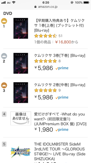 【悲報】ケムリクサ、アマラン1位2位3位をまた独占してしまうwwwwwwwwwwww