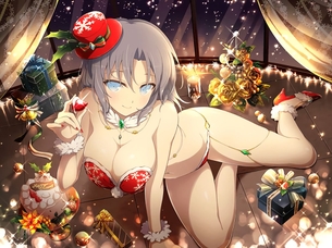 【画像あり】閃乱カグラのドスケベサンタコスwwwwwwwwwww