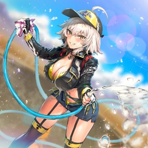 【二次・ZIP】ムラムラしてくるガーターベルト娘の虹画像