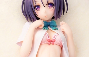 『ToLOVEる』西連寺春菜の服がはだけて下着が丸見えで寝そべってるエロフィギュア！