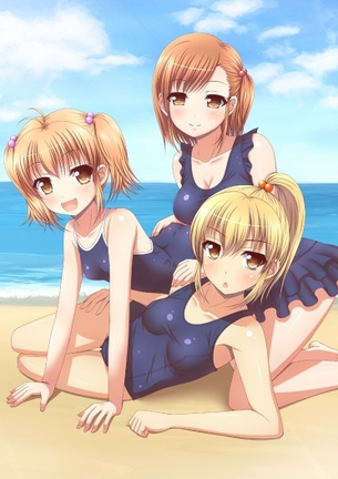 スク水の虹エロ画像