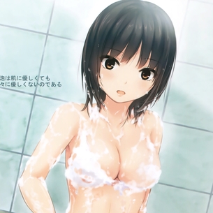 お風呂や温泉ですっぽんぽんになってる二次元美少女のエロ画像。 vol.3