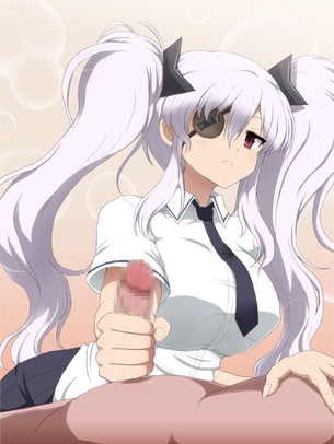 手コキで射精させてくれる女の子の二次エロ画像 その3