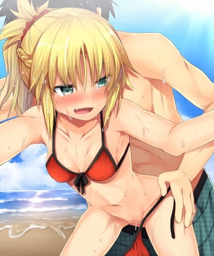 【二次・ZIP】片足ビキニになってる美少女2次エロ画像