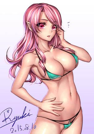 【2次】 ピンク髪 の可愛い女の子の 二次エロ画像  その14【ピンク髪】