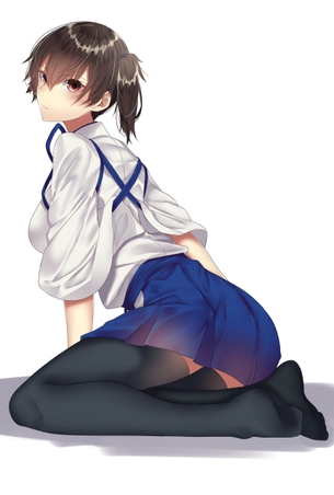 【二次・ZIP】太もも頬ずりしたいニーソ美少女の2次画像