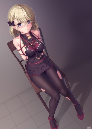 【二次・ZIP】緊縛や拘束等で美少女に嗜虐的な事をしてるHな画像