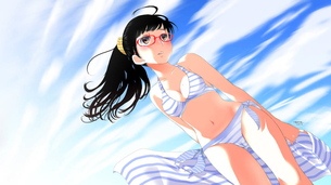 【二次】メガネの女の子に萌えるエロ画像