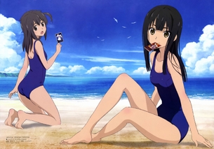 スク水の二次フェチ画像。