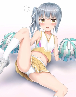 パンチラしている女の子の二次エロ画像 13